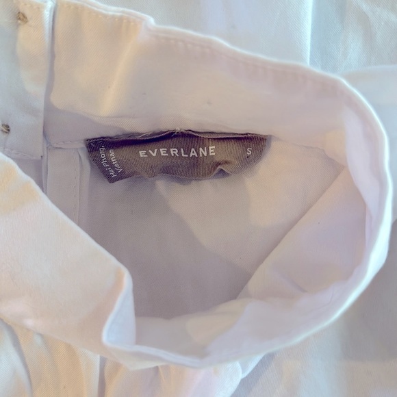 Everlane The Tiered Mockneck White Top Small - Picture 9 of 10